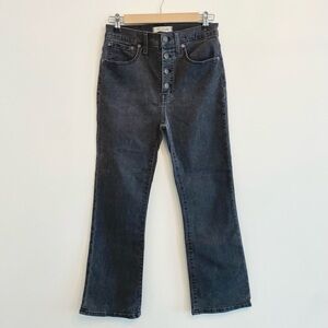 Madewell Cali Demi Boot Black Jeans